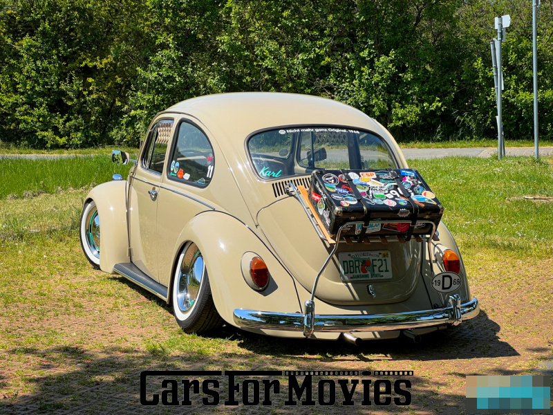 CarsForMovies | VW Käfer 1968 Deutschland Beige Beige Nutzfahrzeug Kleinwagen Rheinland-Pfalz 6437 tuning showcar messe Luftfahrwerk weißwand